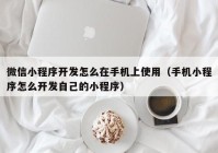 微信小程序开发怎么在手机上使用（手机小程序怎么开发自己的小程序）