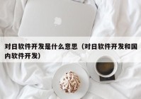 对日软件开发是什么意思（对日软件开发和国内软件开发）