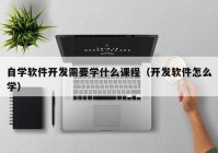 自学软件开发需要学什么课程（开发软件怎么学）