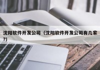 沈阳软件开发公司（沈阳软件开发公司有几家?）