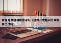 软件开发培训班靠谱吗（软件开发培训出来好找工作吗）